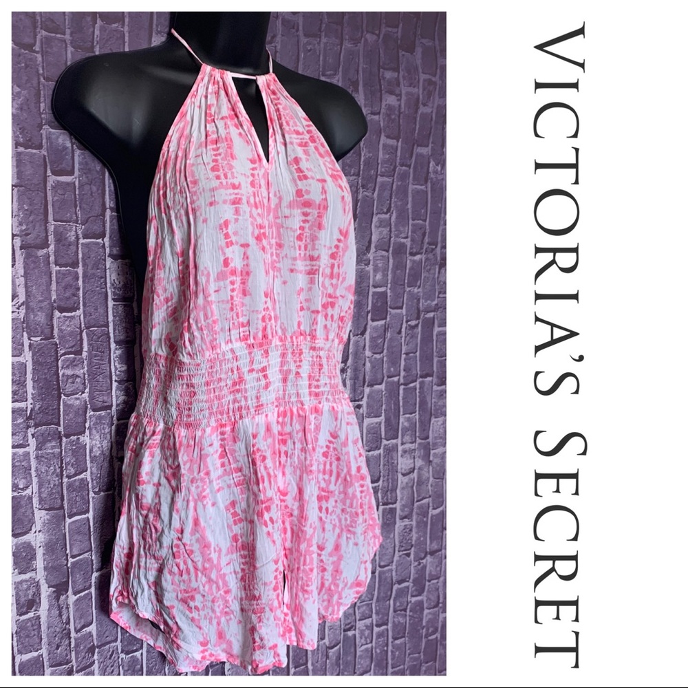 Pink Tie-Dye Cover-Up/Chemise